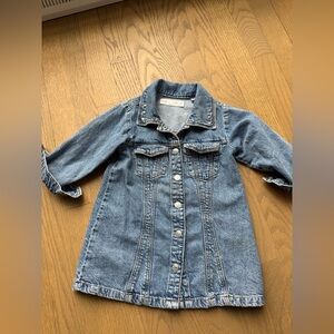 Zara toddler denim dress